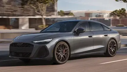 2026 Audi A6 U.S.-spec front three-quarter